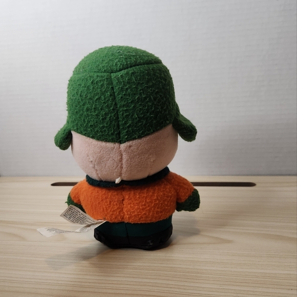 Kyle Broflovski 7" Fun 4 All 1998 + Kenny 7" Nanco 2008 South Park Plushies - Picture 4 of 8